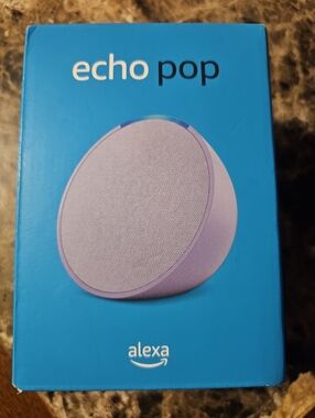 Amazon Echo Pop Smart Speaker - Lavender Fabric